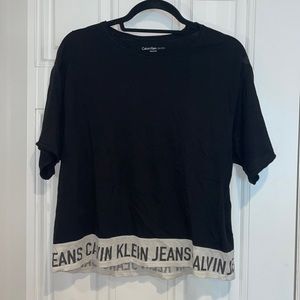 Calvin Klein Jeans Black Top Size M